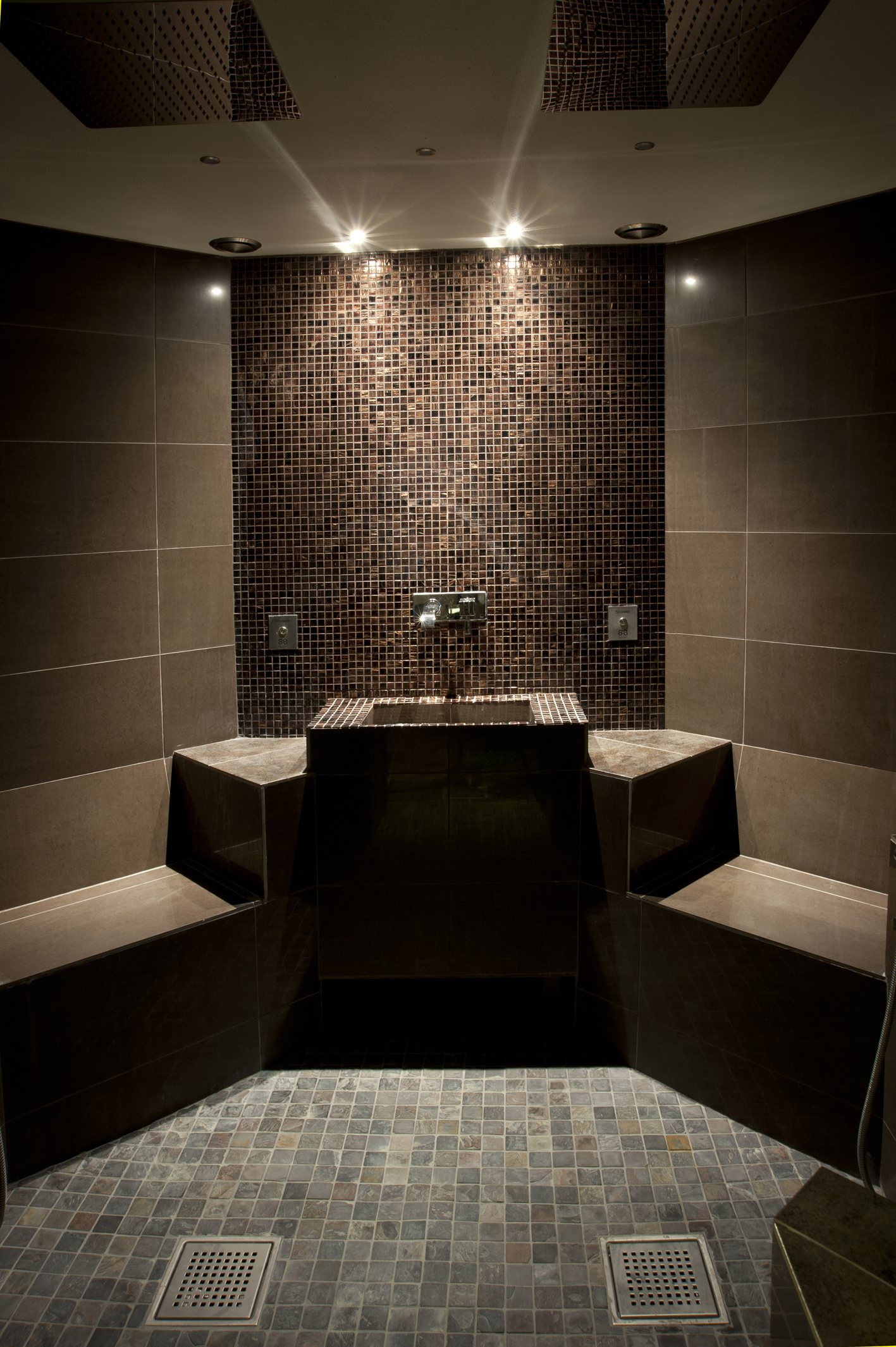 steam room at mercure hotel